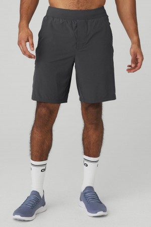 Anthracite Alo Yoga 9" Repetition Men Short | KSA OKN174326