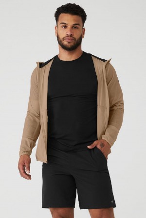 Gravel Alo Yoga Repeat Running Men Jacket | KSA SNH910738
