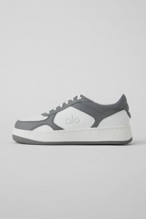 Grey / White Alo Yoga Recovery Mode Men Sneaker | KSA ZVP359867