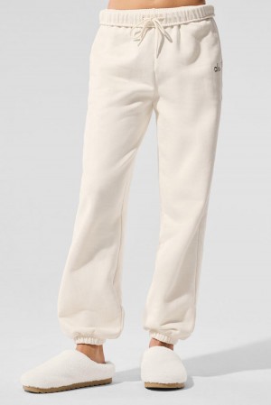 Ivory Alo Yoga Accolade Women Sweatpant | KSA BYM658714