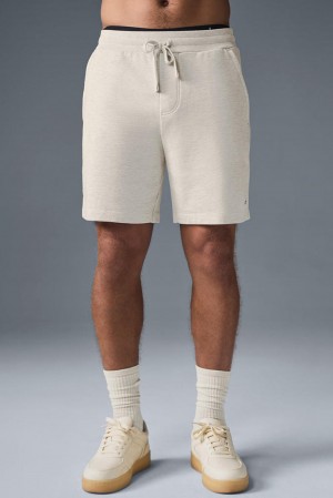 Oatmeal Heather Alo Yoga Chill Men Short | KSA OKP693407