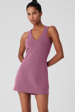 Soft Mulberry Alo Yoga Airbrush Real Women Dress | KSA OWA213587
