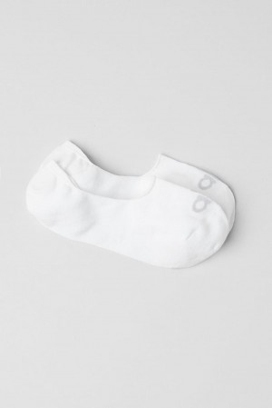 White / Dove Grey Alo Yoga Unisex Conceal Men Sock | KSA IBE643298