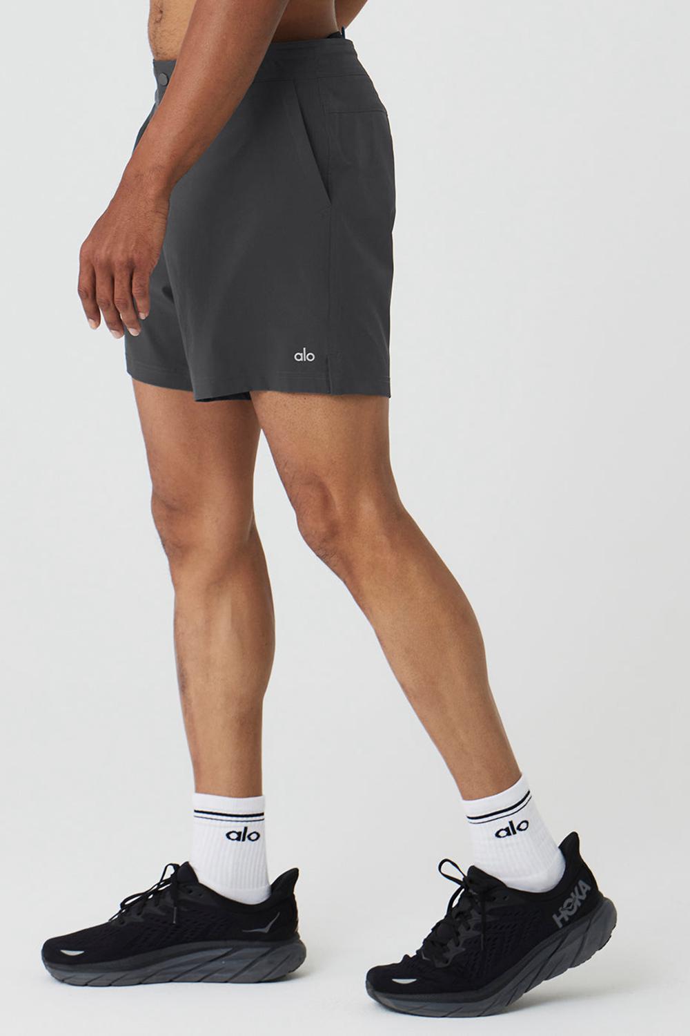 Anthracite Alo Yoga 7'' Sport Men Short | KSA  DAN705498