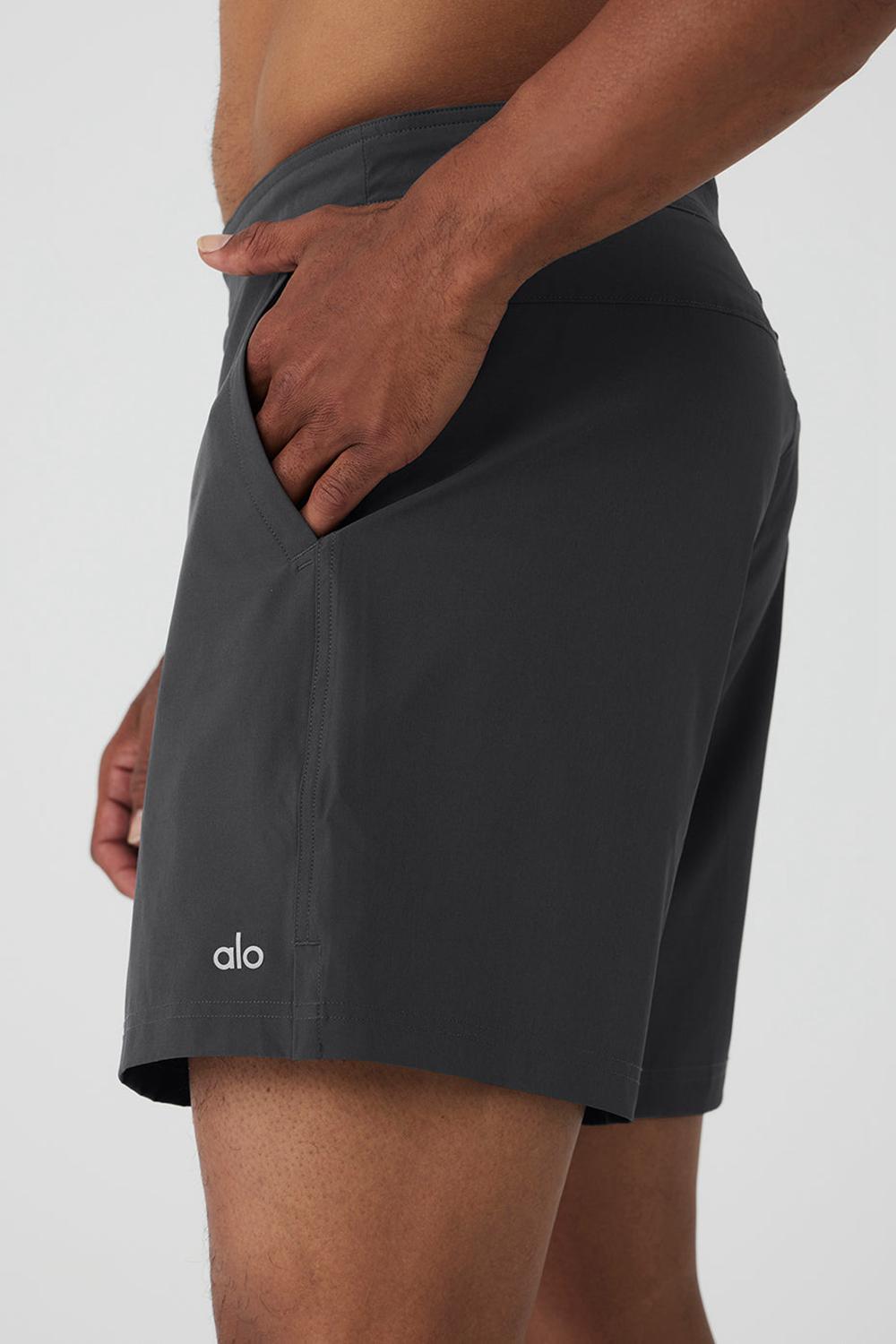 Anthracite Alo Yoga 7'' Sport Men Short | KSA  DAN705498