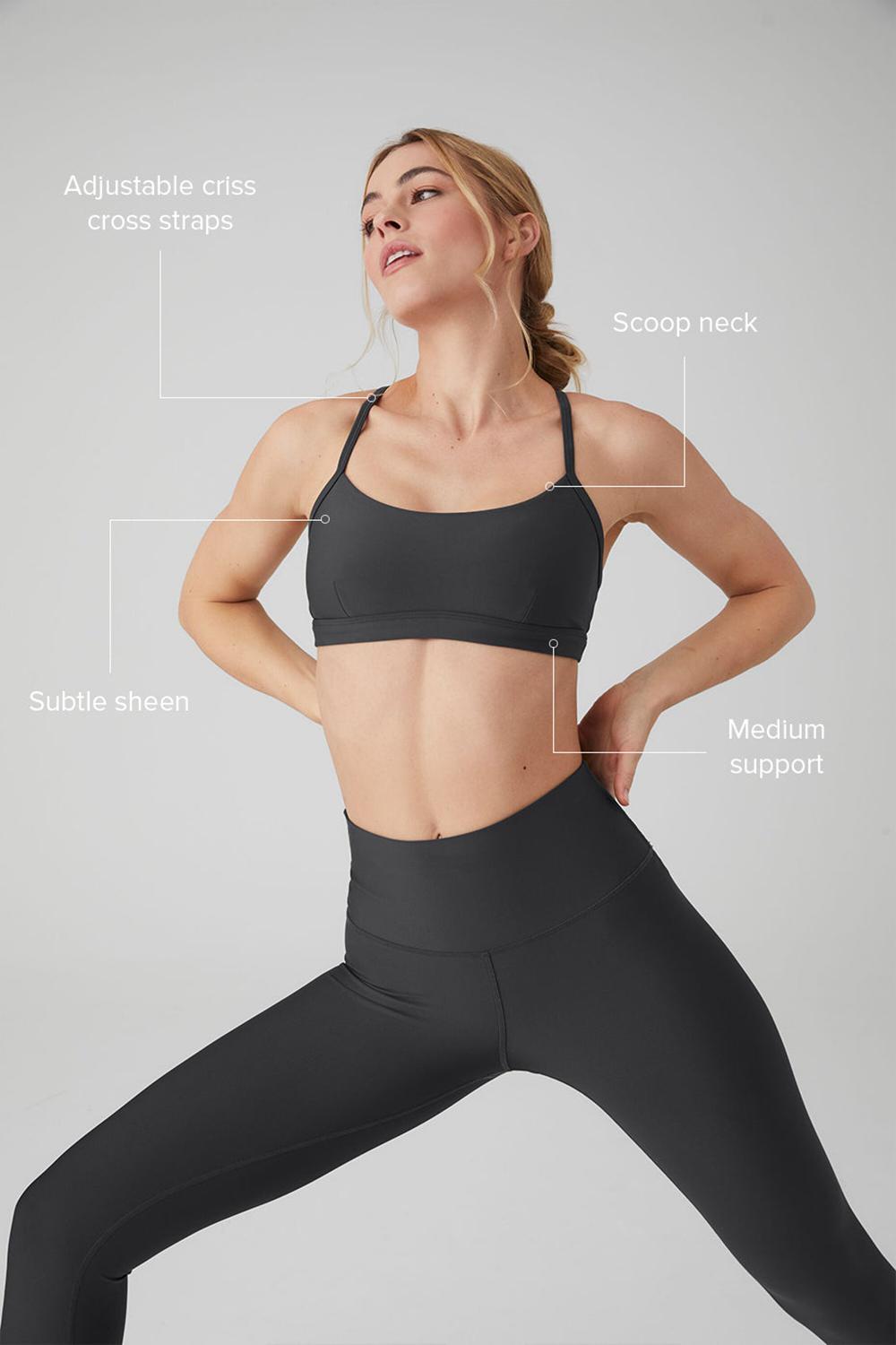 Anthracite Alo Yoga Airlift Intrigue Women Bra | KSA  NIX346817