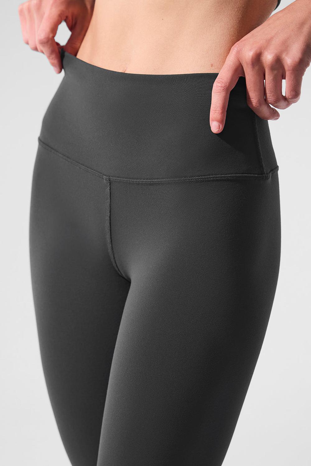 Anthracite Alo Yoga High-Waist Airbrush Bottoms Women Legging | KSA  ITX037649