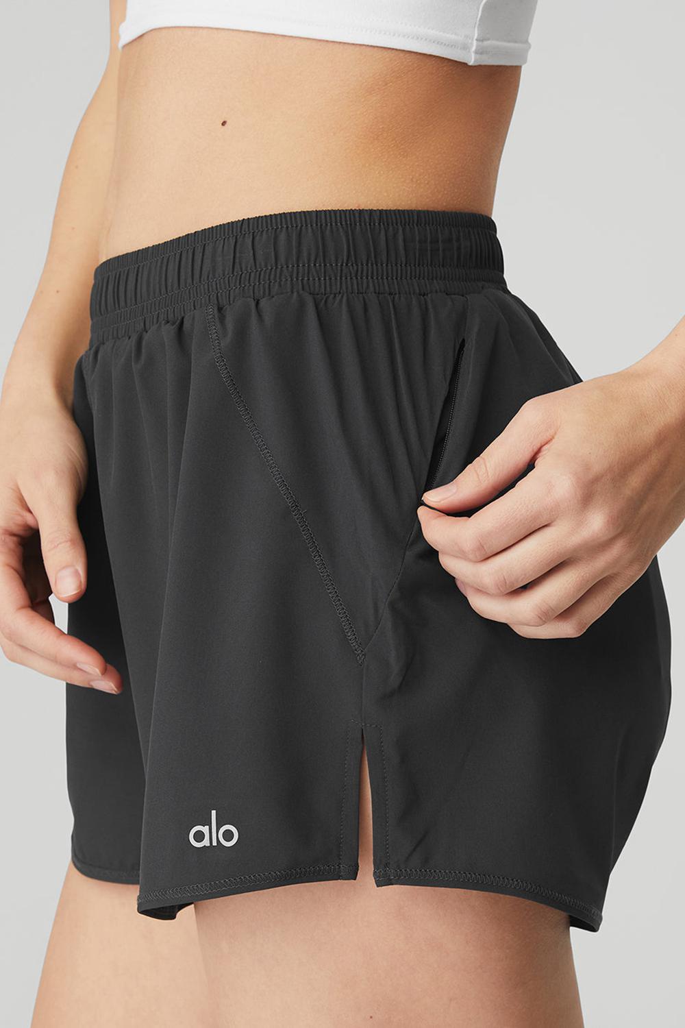 Anthracite Alo Yoga Stride Women Short | KSA  QVP617842