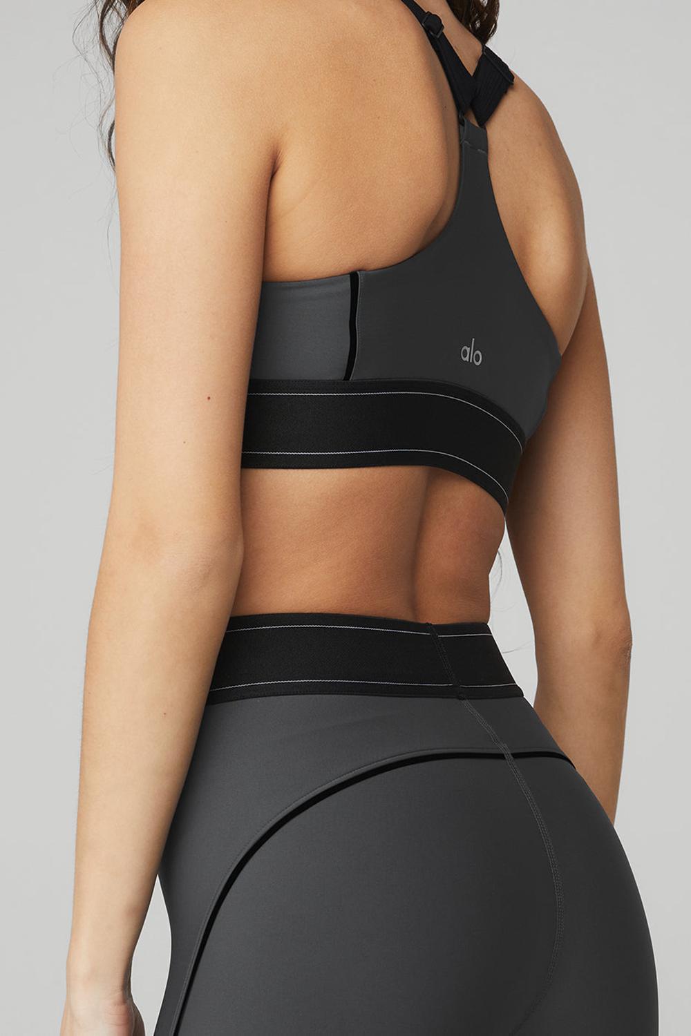 Anthracite / Black Alo Yoga Airlift High-Waist Suit Up Women Legging | KSA  XPT285137