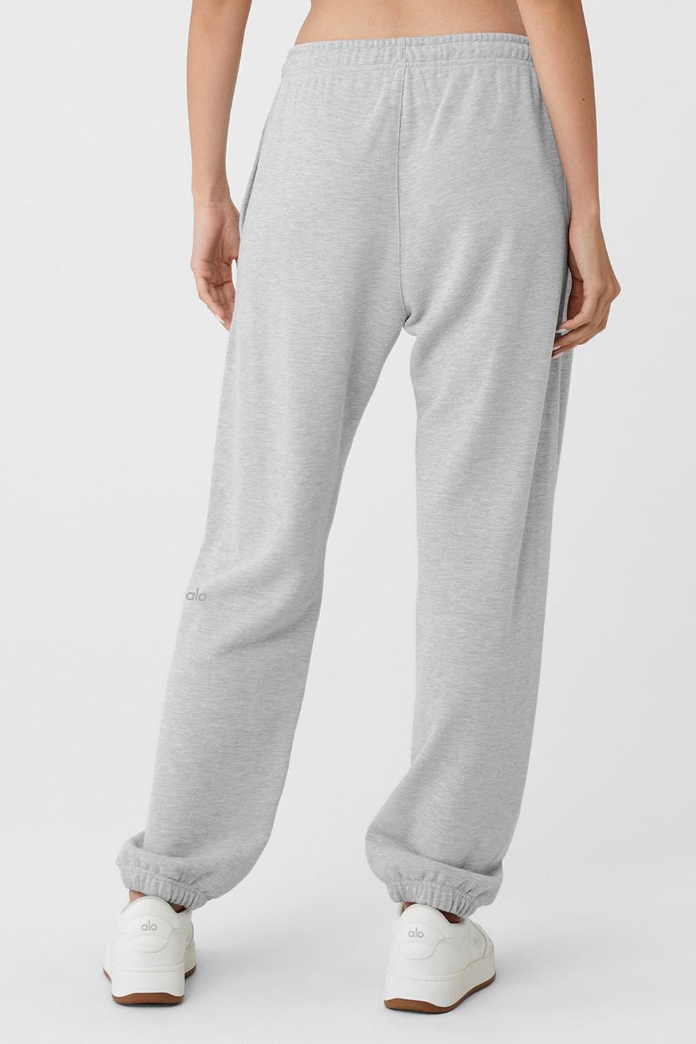 Athletic Heather Grey Alo Yoga Chill Women Sweatpant | KSA  ONB213054