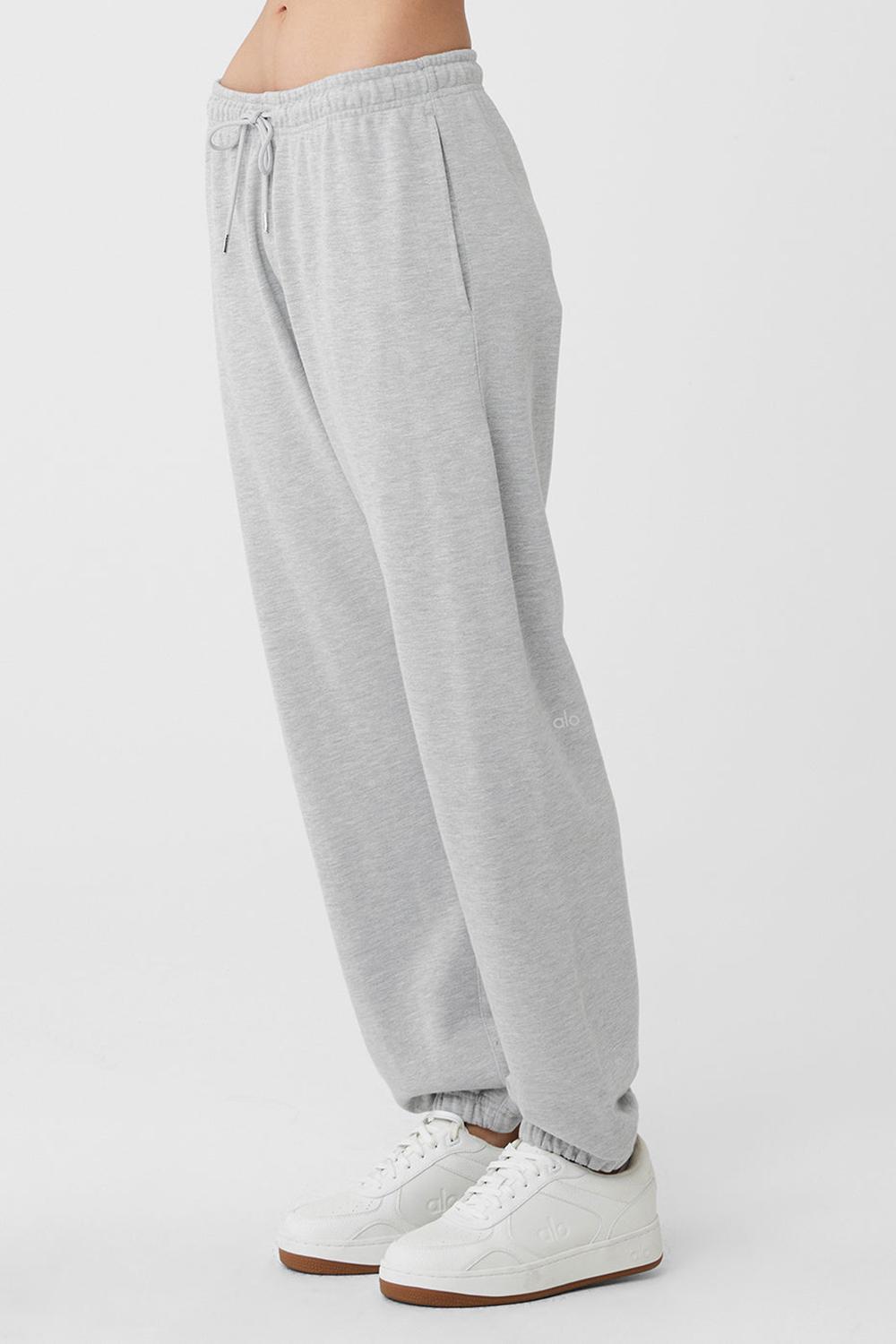 Athletic Heather Grey Alo Yoga Chill Women Sweatpant | KSA  ONB213054