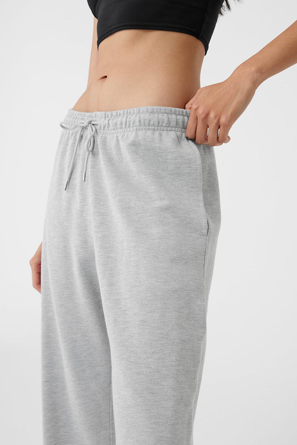 Athletic Heather Grey Alo Yoga Chill Women Sweatpant | KSA  ONB213054