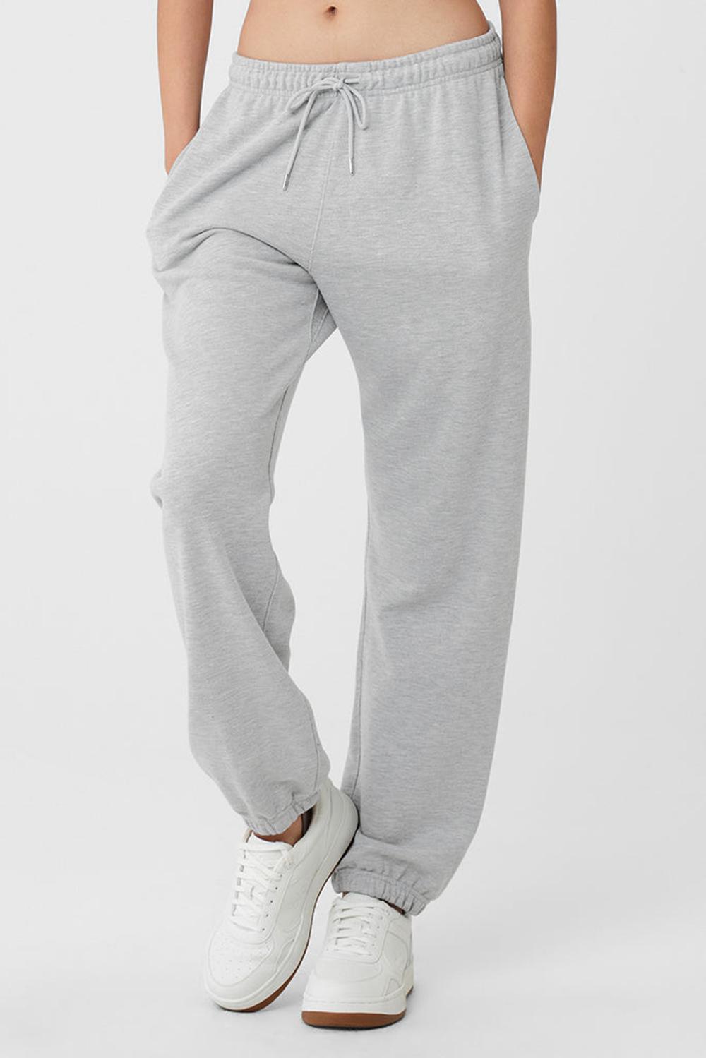 Athletic Heather Grey Alo Yoga Chill Women Sweatpant | KSA  ONB213054