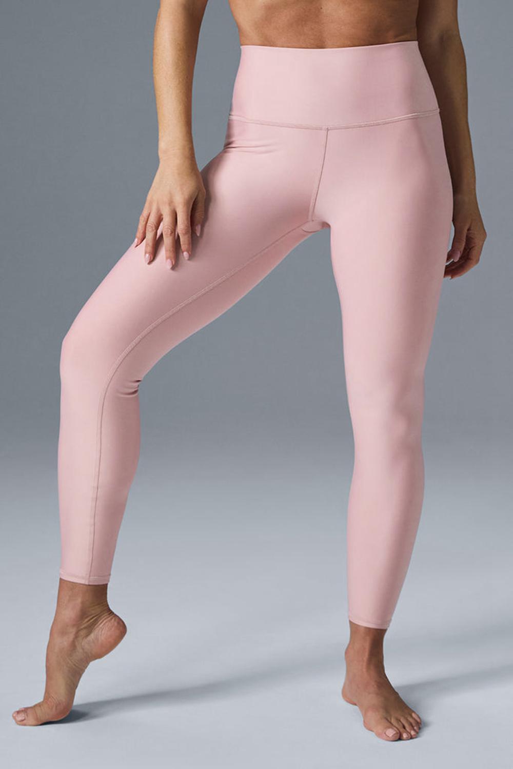 Ballet Pink Alo Yoga 7/8 High-Waist Airlift Women Legging | KSA  WRU897461