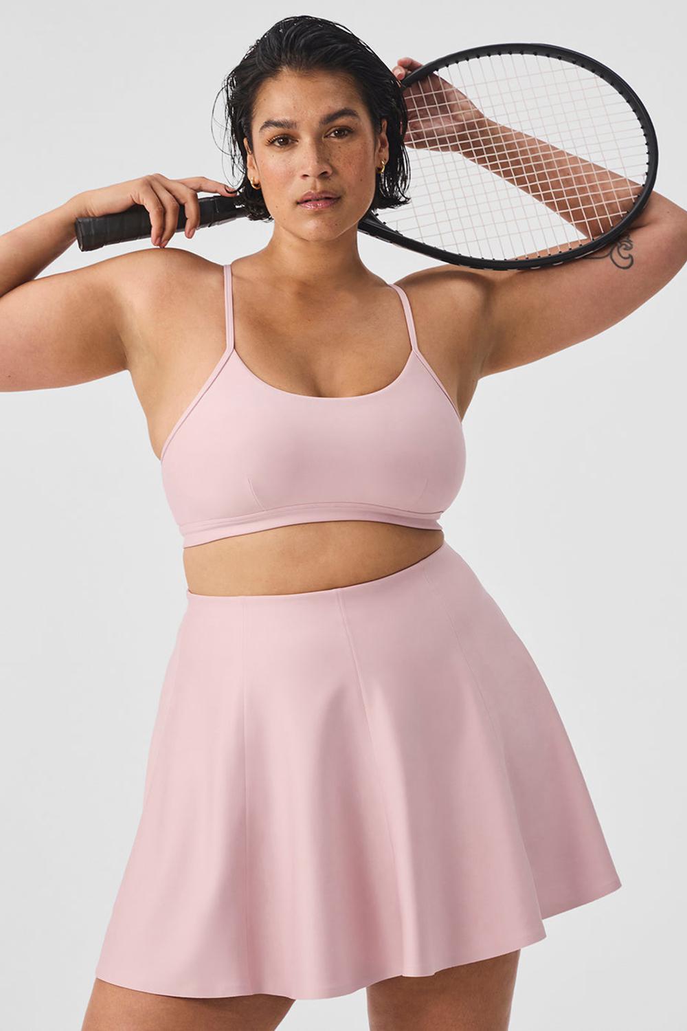 Ballet Pink Alo Yoga Airlift Intrigue Women Bra | KSA  WFZ479138
