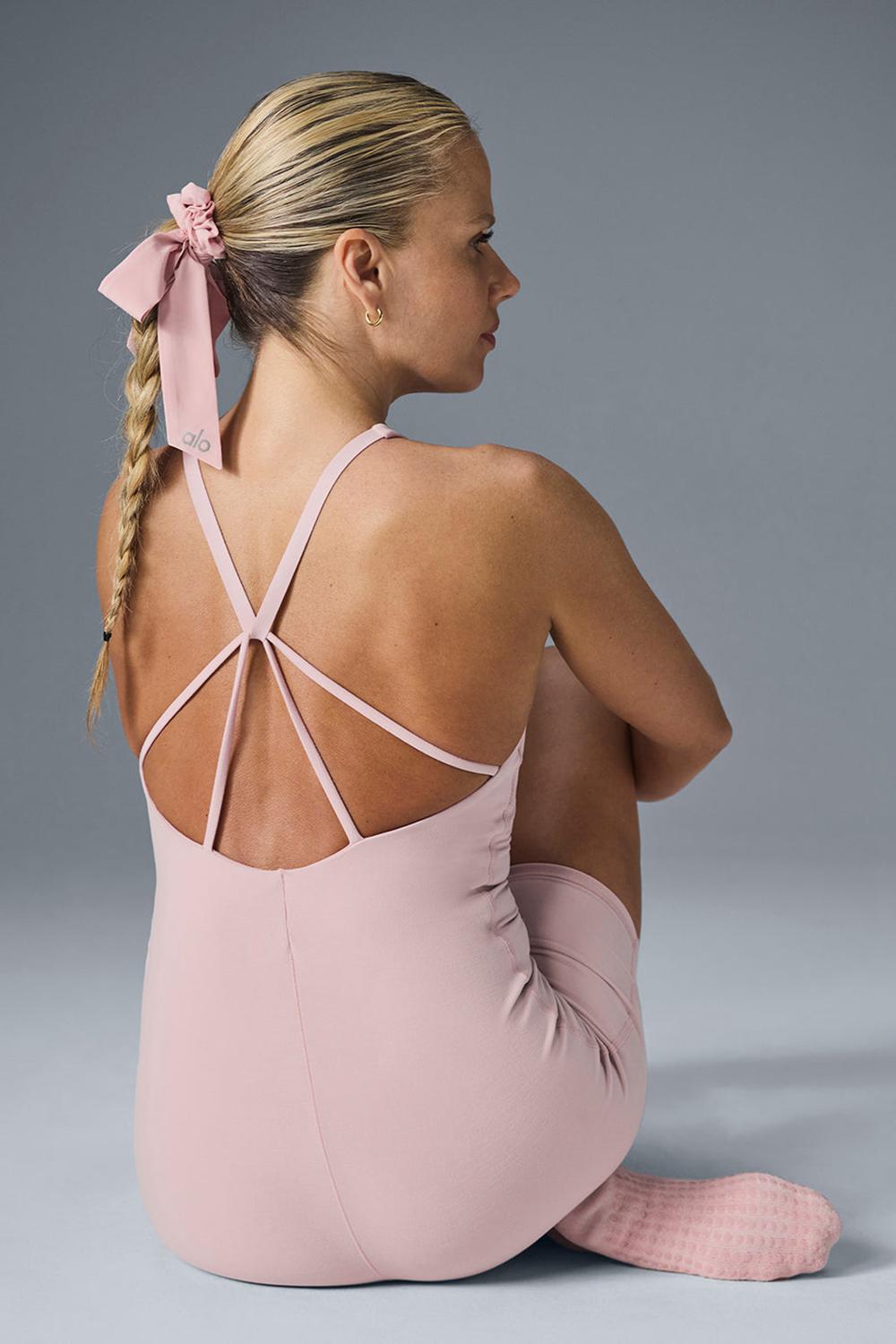 Ballet Pink Alo Yoga Alosoft Center Stage Women Onesie | KSA  RSB870643
