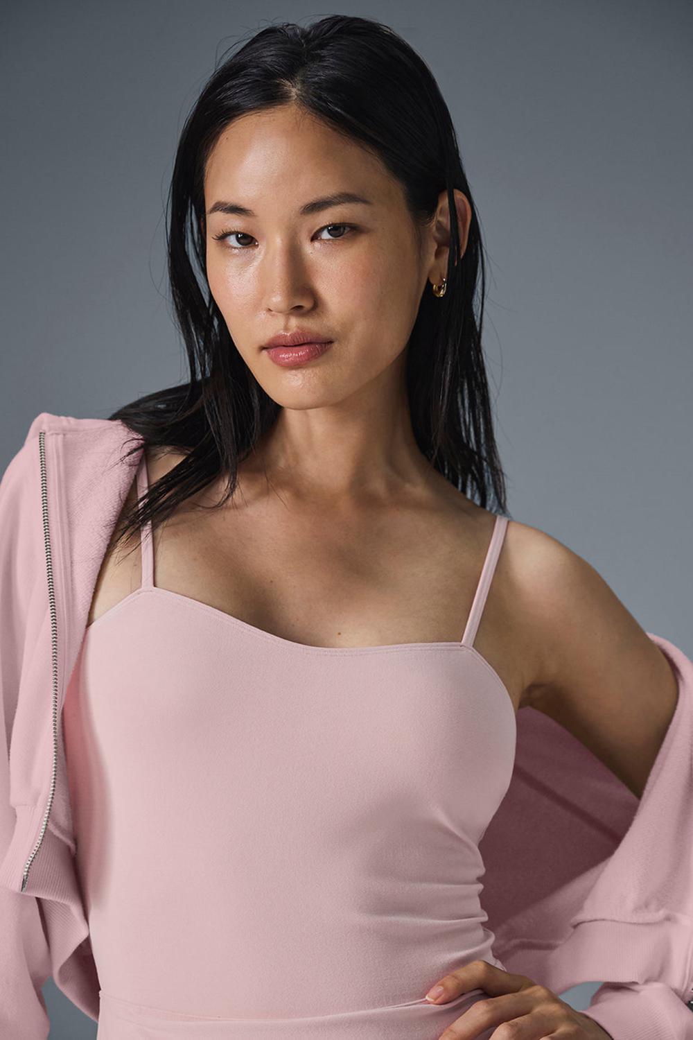 Ballet Pink Alo Yoga Alosoft Courtside Tennis Women Dress | KSA  FRO821904