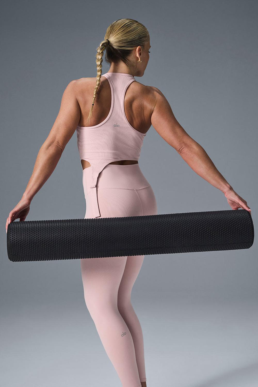 Ballet Pink Alo Yoga Alosoft Ribbed Revelation Women Tank | KSA  KIH467093