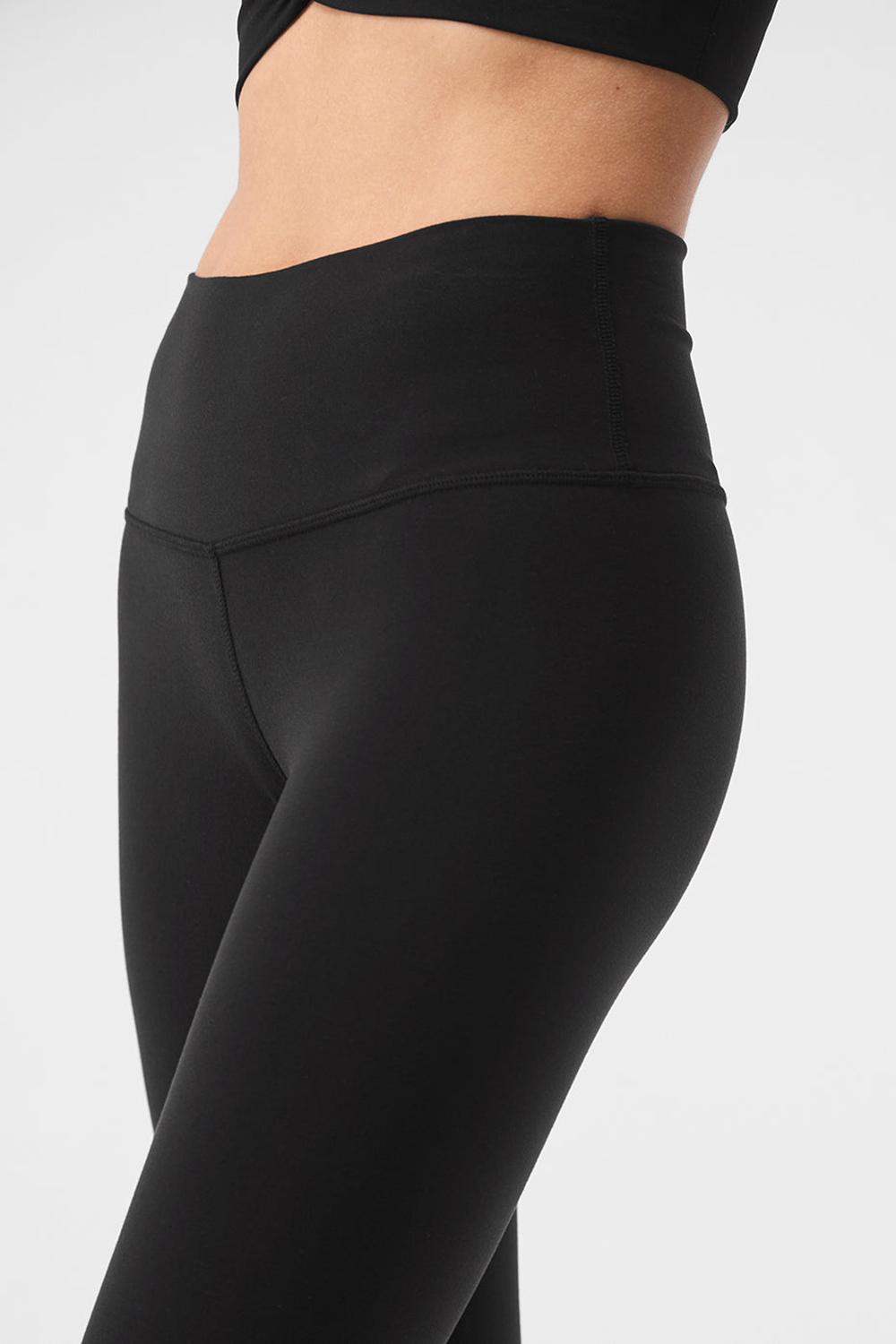 Black Alo Yoga 7/8 High-Waist Airbrush Women Legging | KSA  XMQ850461