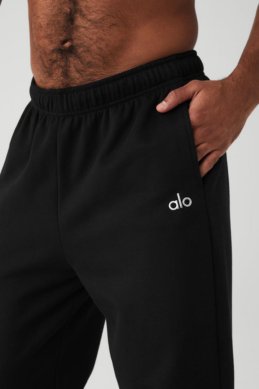 Black Alo Yoga Accolade Men Sweatpant | KSA  FPI624150