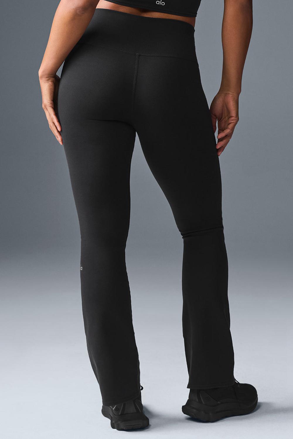 Black Alo Yoga Airbrush High-Waist Bootcut Women Legging | KSA  KGN682437
