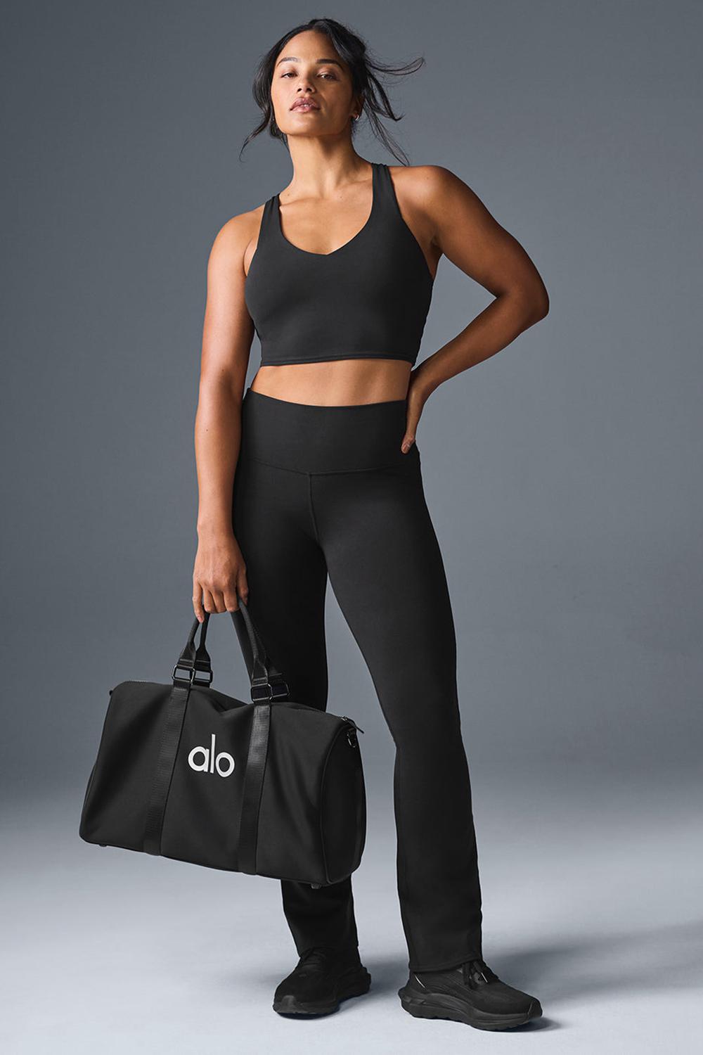 Black Alo Yoga Airbrush High-Waist Bootcut Women Legging | KSA  KGN682437
