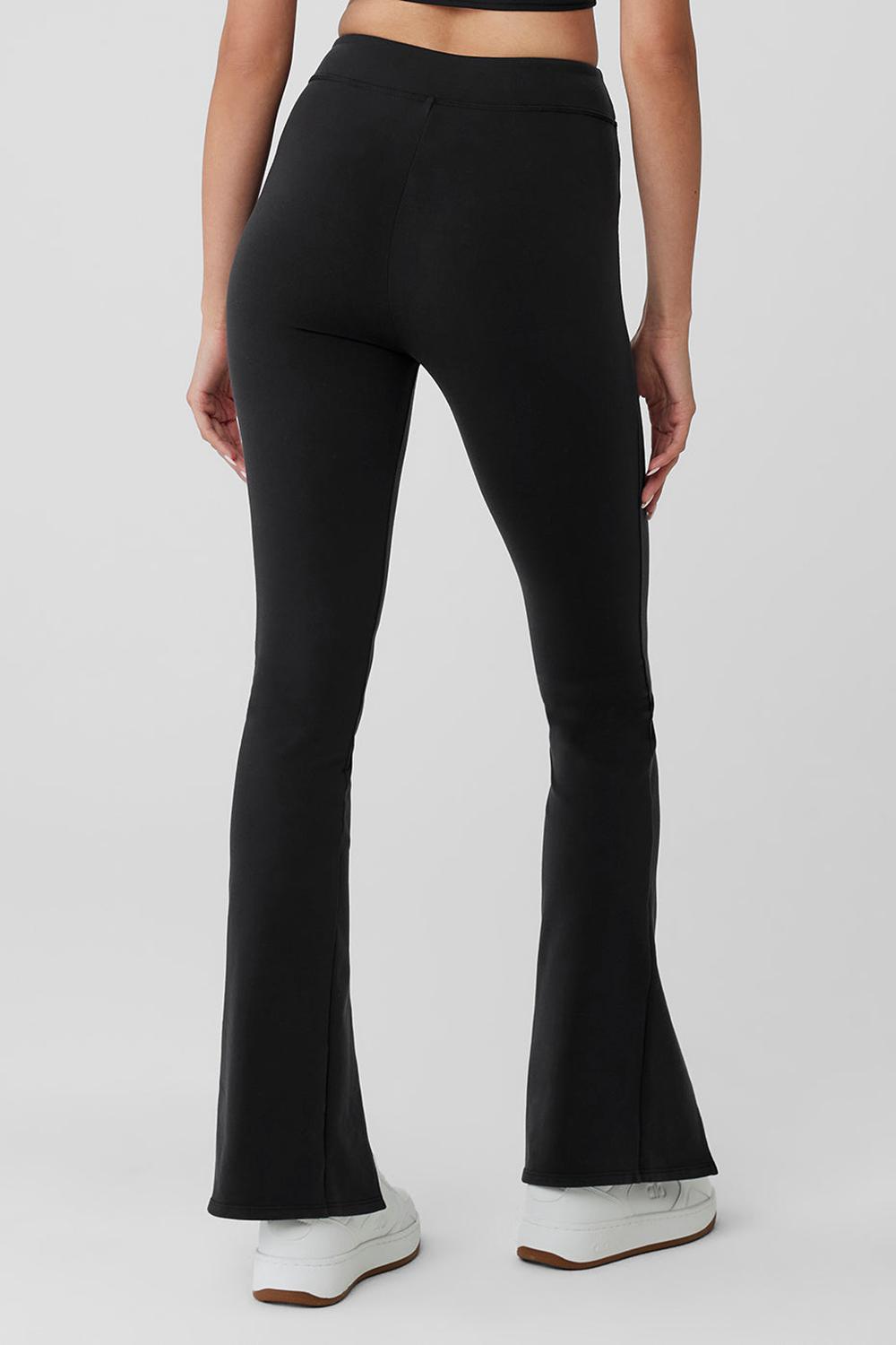Black Alo Yoga Airbrush High-Waist Flutter Women Legging | KSA  UIX679185
