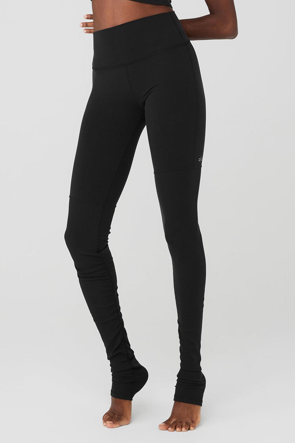 Black Alo Yoga Airbrush High-Waist Highlight Goddess Women Legging | KSA  IWD140563