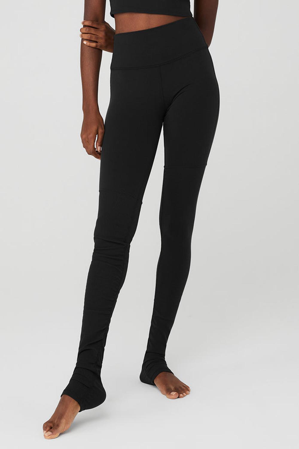 Black Alo Yoga Airbrush High-Waist Highlight Goddess Women Legging | KSA  IWD140563