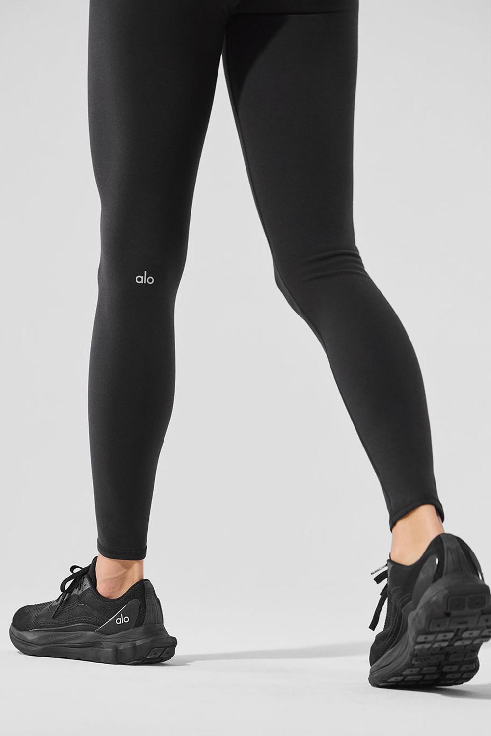 Black Alo Yoga Airbrush Winter Warm High-Waist Nocturne Women Legging | KSA  RTL086294
