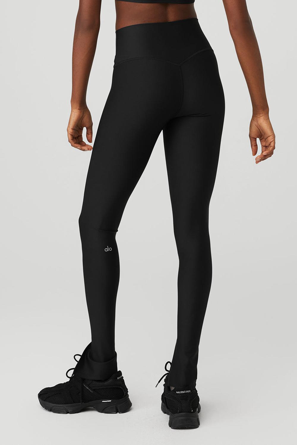 Black Alo Yoga Airlift High-Waist Elongated Women Legging | KSA  TDS072891