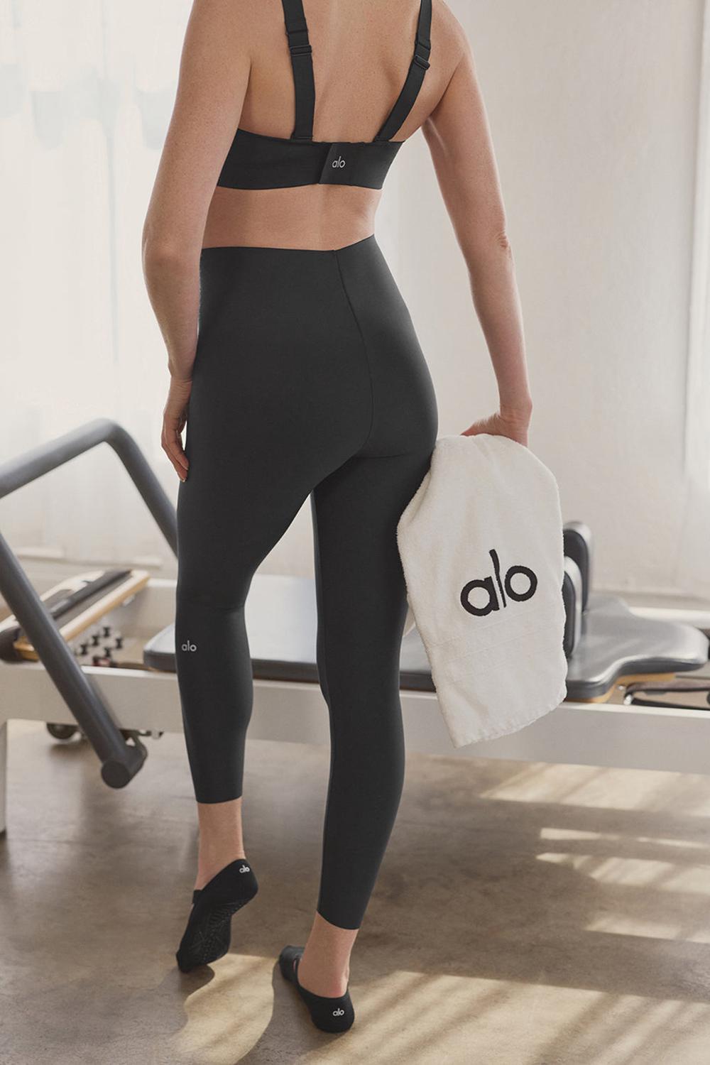 Black Alo Yoga Airlift Strength Extreme High-Waist 7/8 Women Legging | KSA  NVA673850