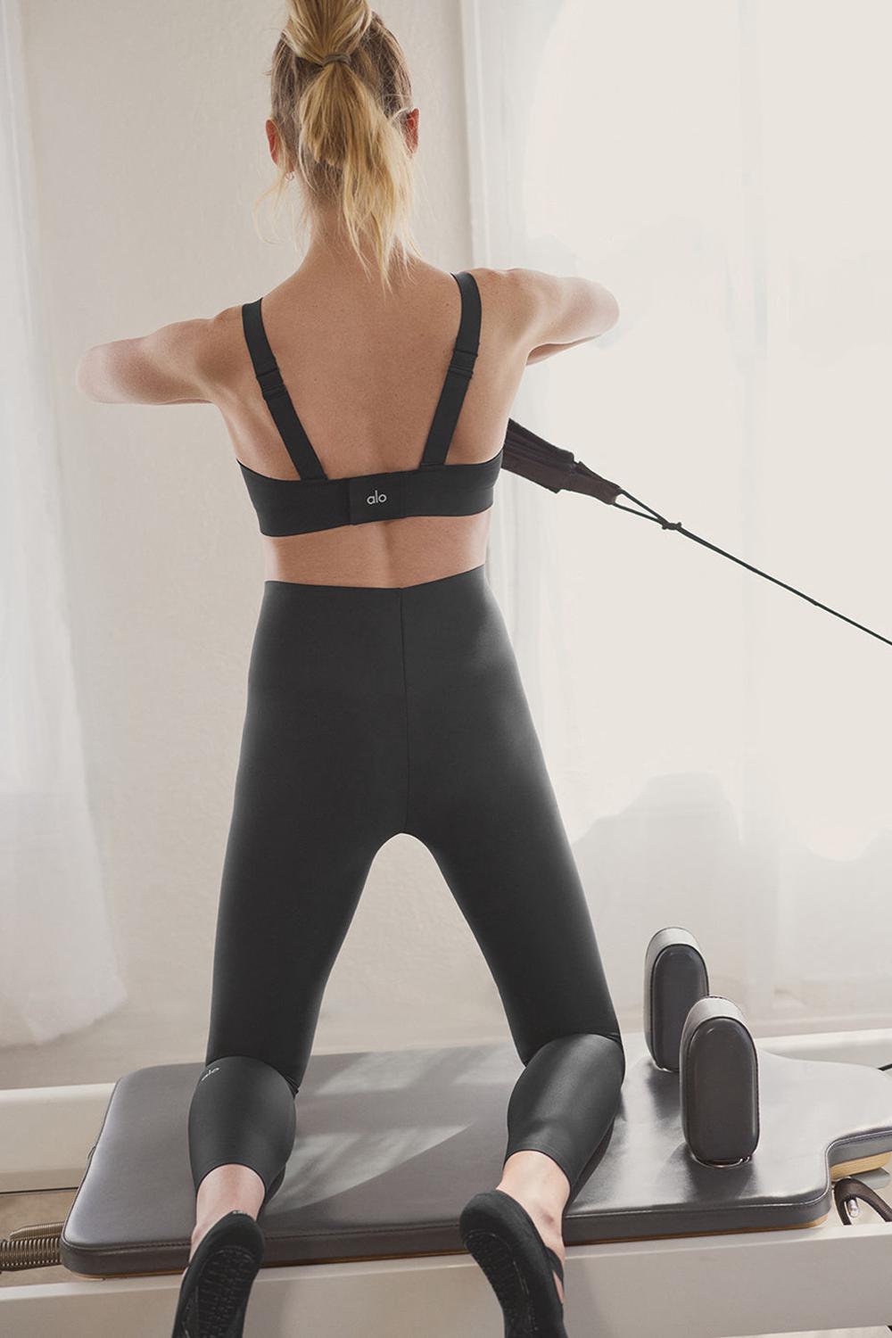 Black Alo Yoga Airlift Strength Extreme High-Waist 7/8 Women Legging | KSA  NVA673850