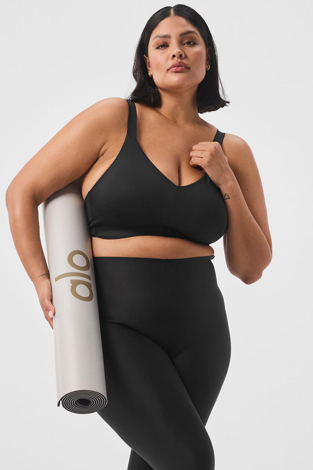 Black Alo Yoga Airlift Strength Women Bra | KSA  ZRU984607