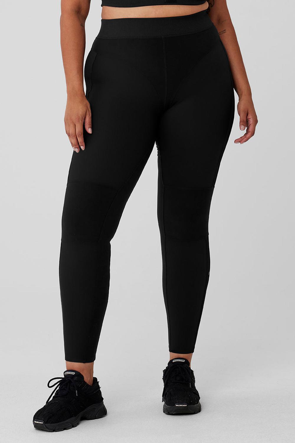 Black Alo Yoga Alosoft High-Waist Head Start Women Legging | KSA  BEN152968