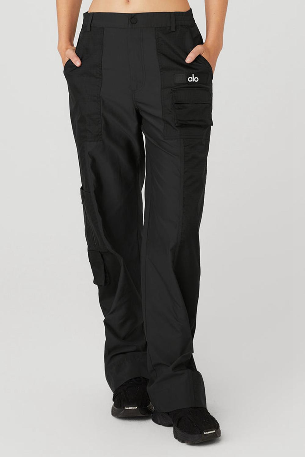 Black Alo Yoga Blaze Women Pant | KSA  HMA503642