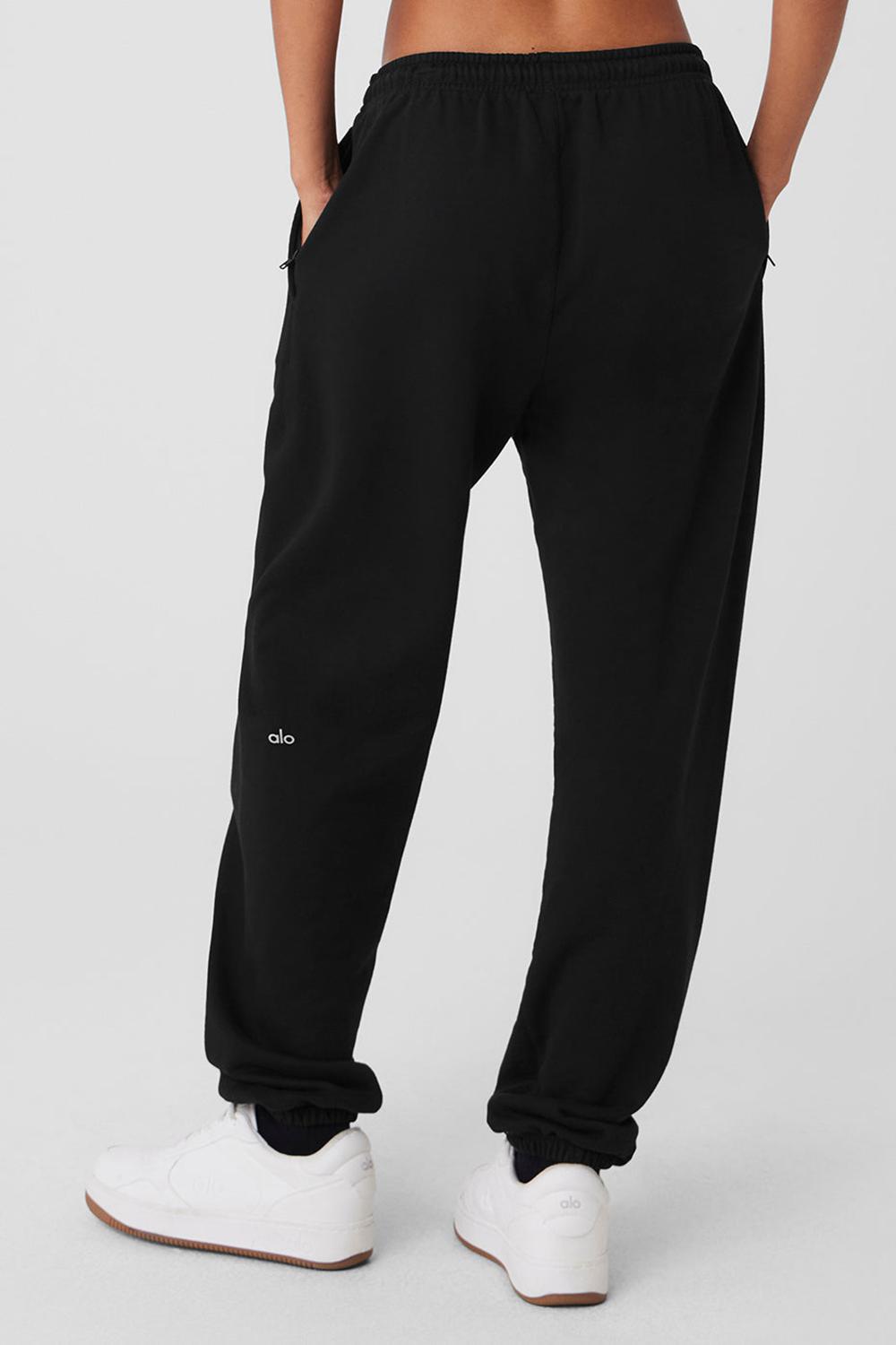 Black Alo Yoga Chill Women Sweatpant | KSA  UXG170952