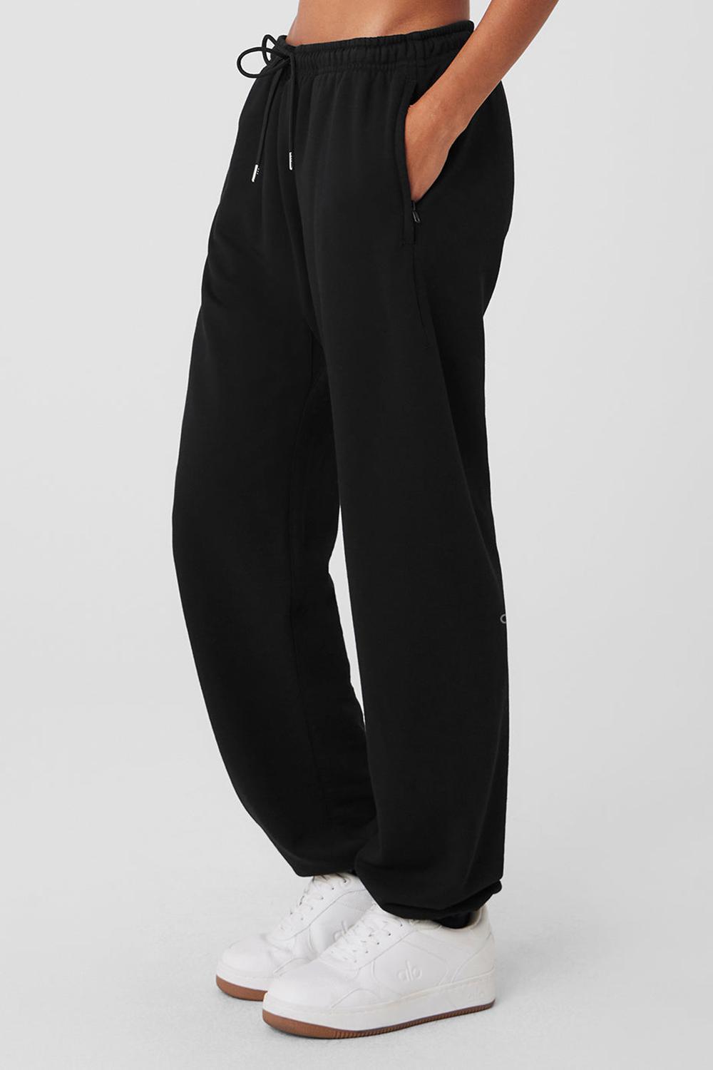 Black Alo Yoga Chill Women Sweatpant | KSA  UXG170952