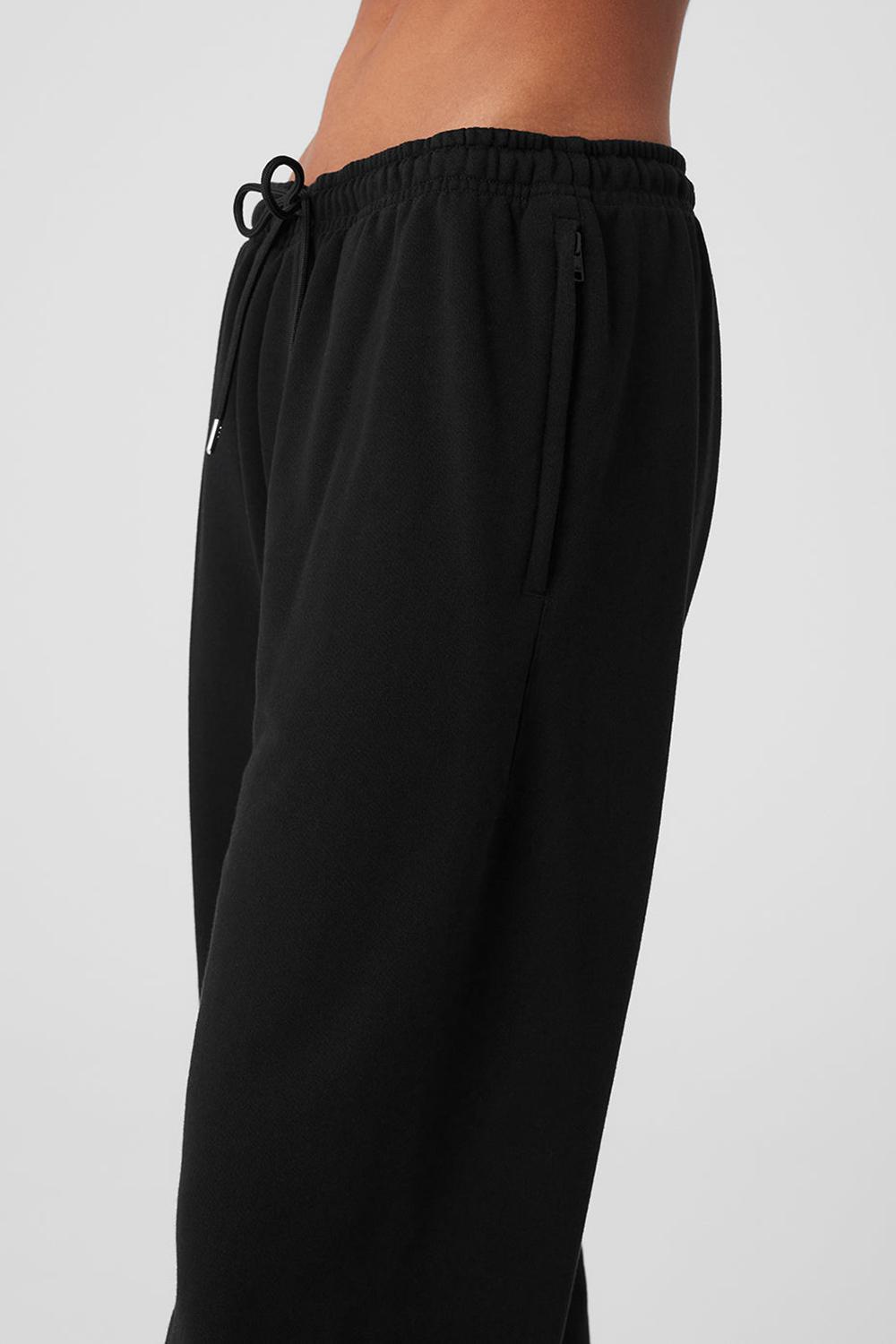 Black Alo Yoga Chill Women Sweatpant | KSA  UXG170952