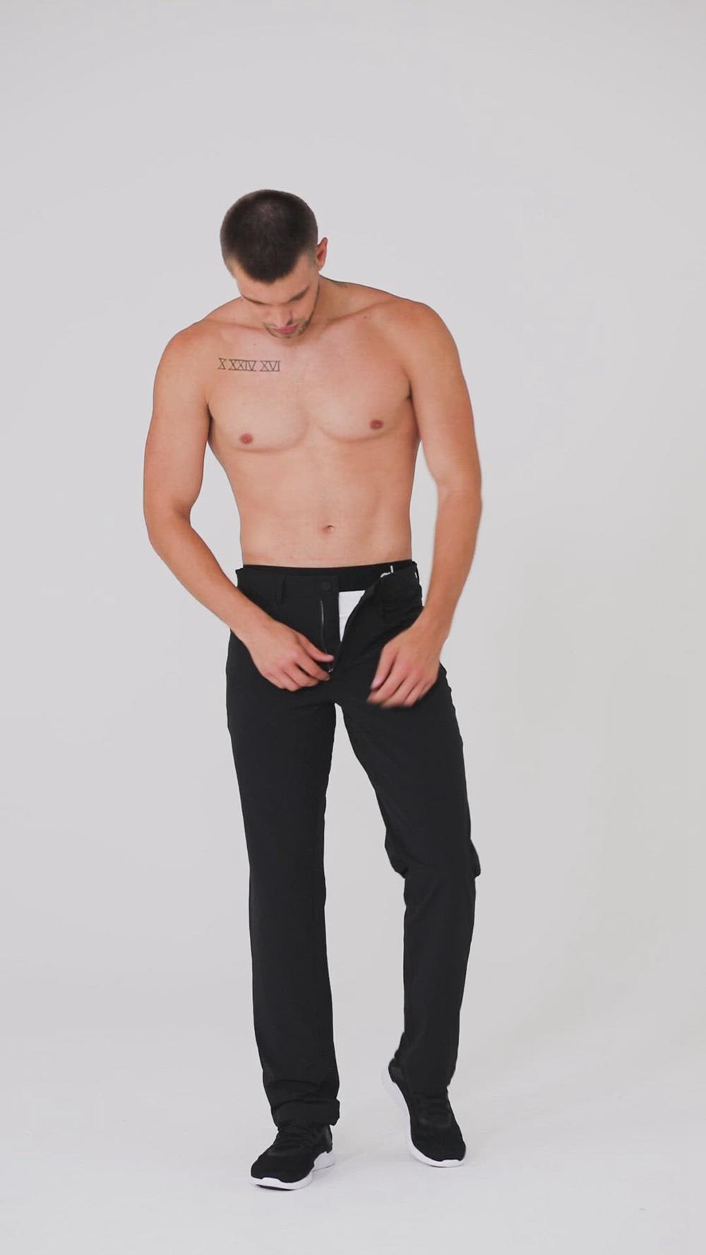 Black Alo Yoga Day and Night Men Pant | KSA  LAQ148395