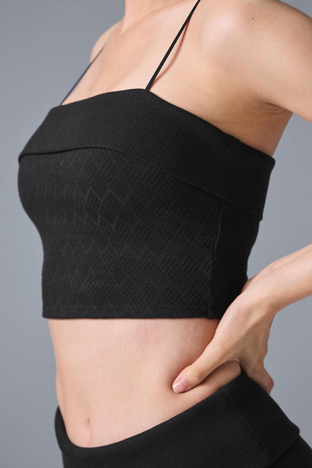 Black Alo Yoga Doubles Only Women Bra Tank | KSA  NZX612954