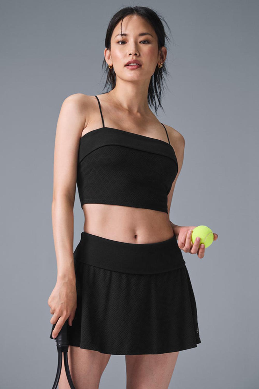 Black Alo Yoga Doubles Only Women Bra Tank | KSA  NZX612954