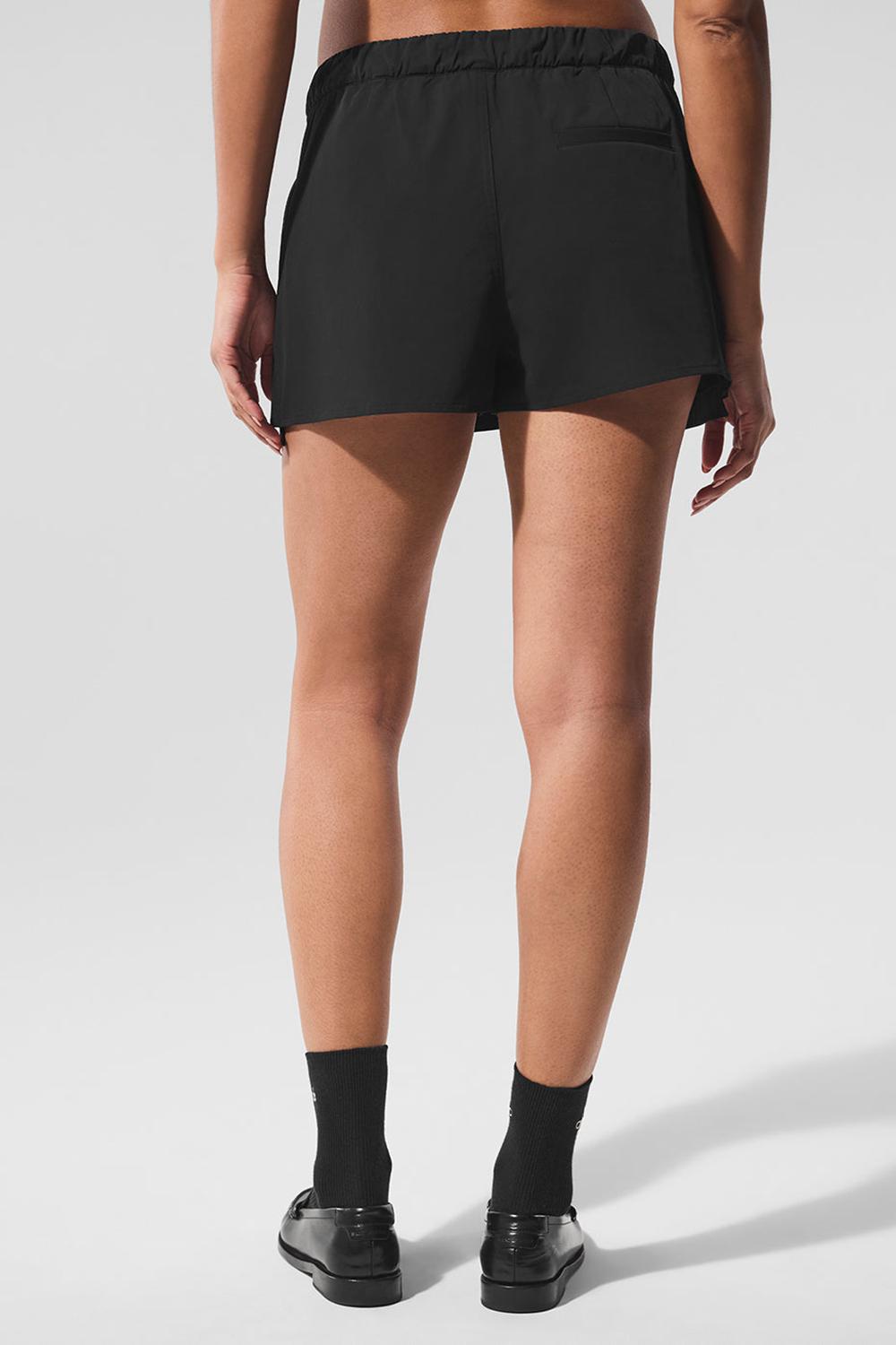 Black Alo Yoga Flip It Mini Skort Women Skort | KSA  FOP162704