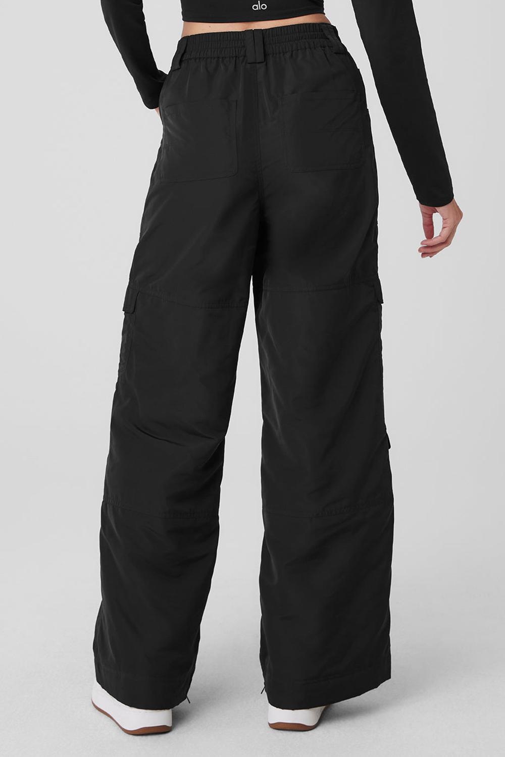Black Alo Yoga High-Waist Ski-Moto Women Pant | KSA  CQF319528