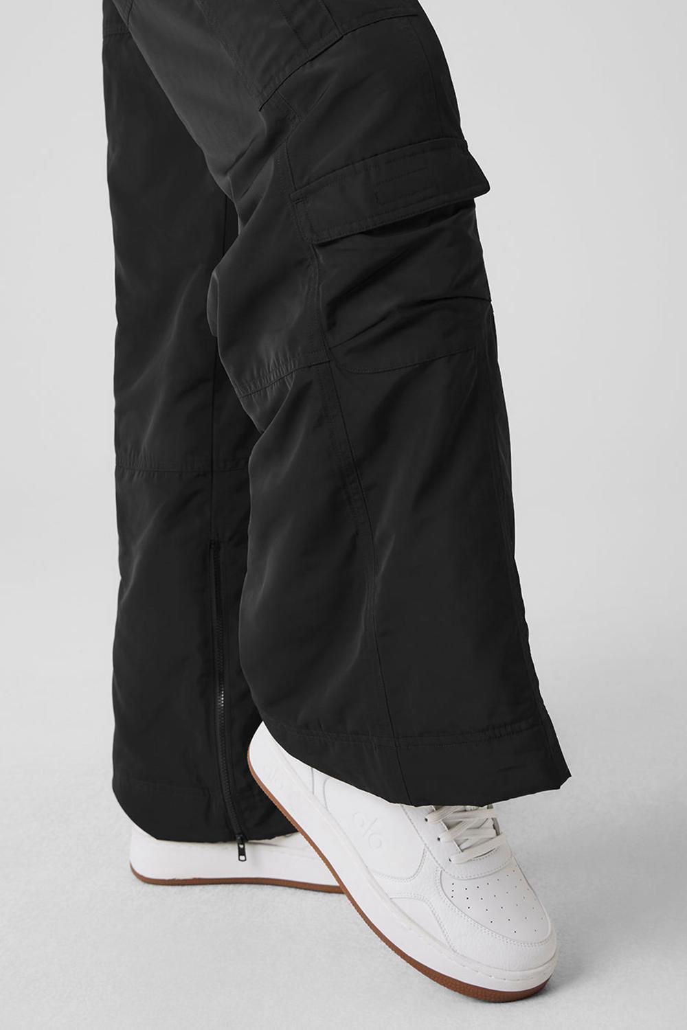 Black Alo Yoga High-Waist Ski-Moto Women Pant | KSA  CQF319528