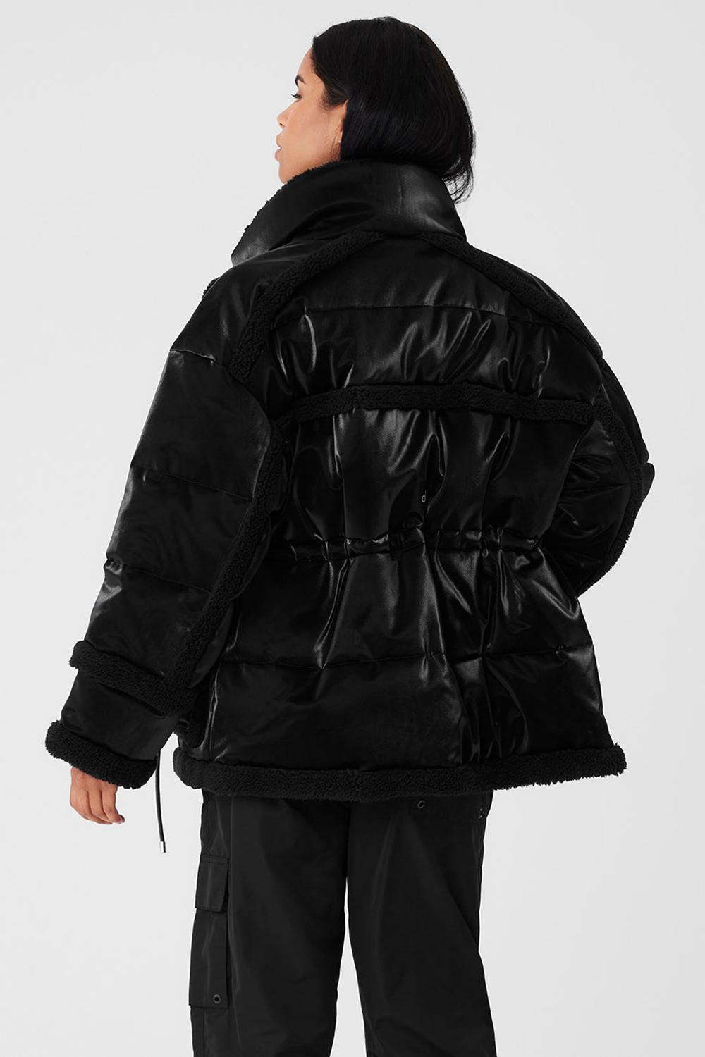 Black Alo Yoga Ice Breaker Women Jacket | KSA  RAK201789