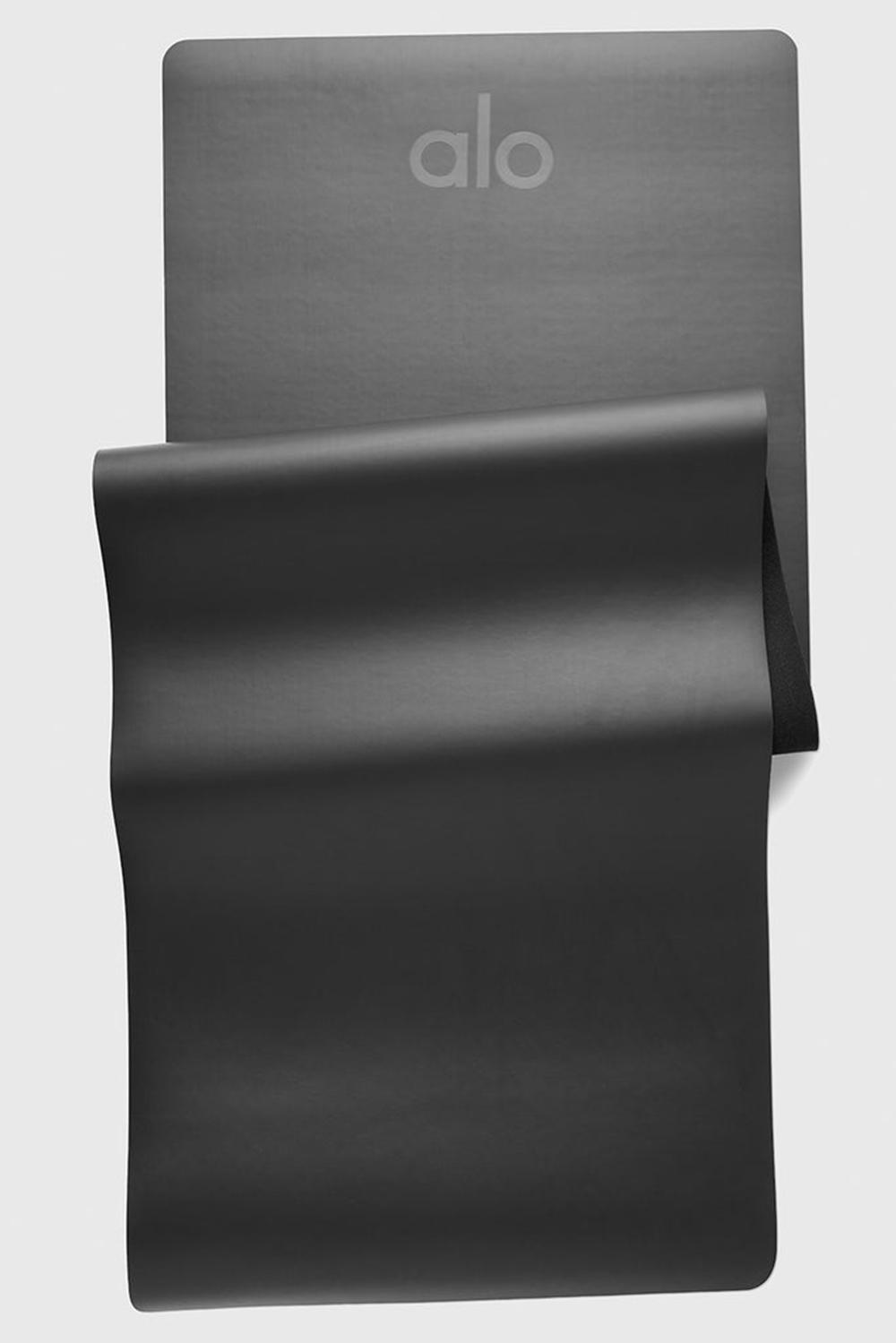 Black Alo Yoga Long Warrior Men Mat | KSA  ARJ134260