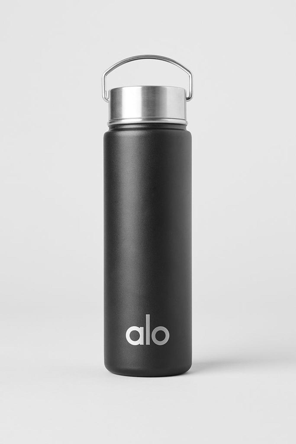 Black Alo Yoga Men Water Bottle | KSA  NAK427531