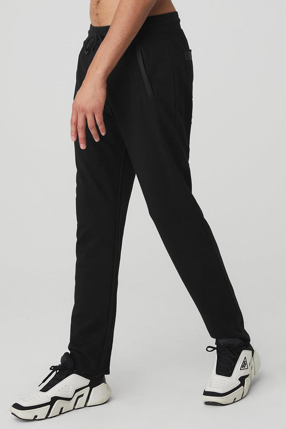 Black Alo Yoga Nomadic Men Sweatpant | KSA  RFJ273598