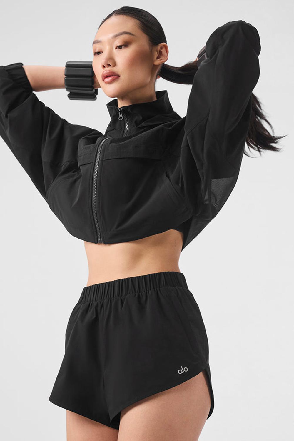 Black Alo Yoga Playmaker Dolphin Women Short | KSA  JMH670938